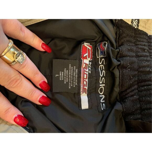 Sessions Olive Mens Ridge Series Ski Snow Pants sz L (flawed) - Picture 11 of 11